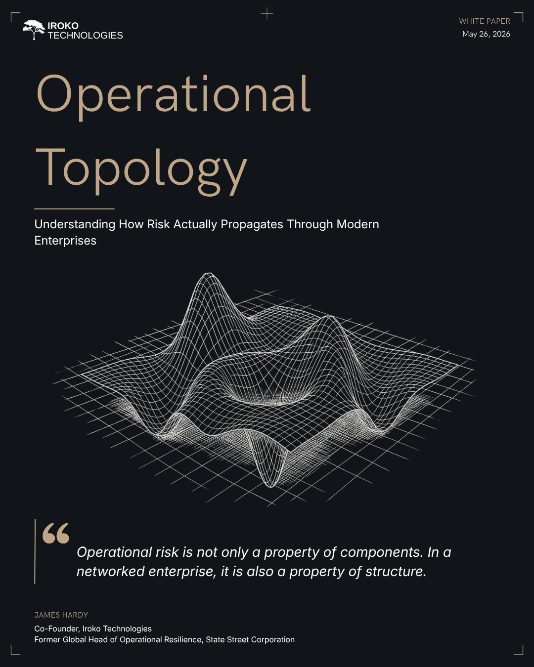 Operational Topology — white paper cover